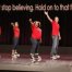 פלייבק וקליפ קריוקי של Don't Stop Believing - Glee